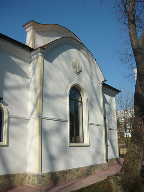 панел цвете от стиропор за църква 