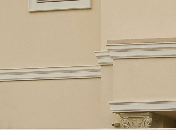линеен делител и междуетажен корниз от стирропор с покритие